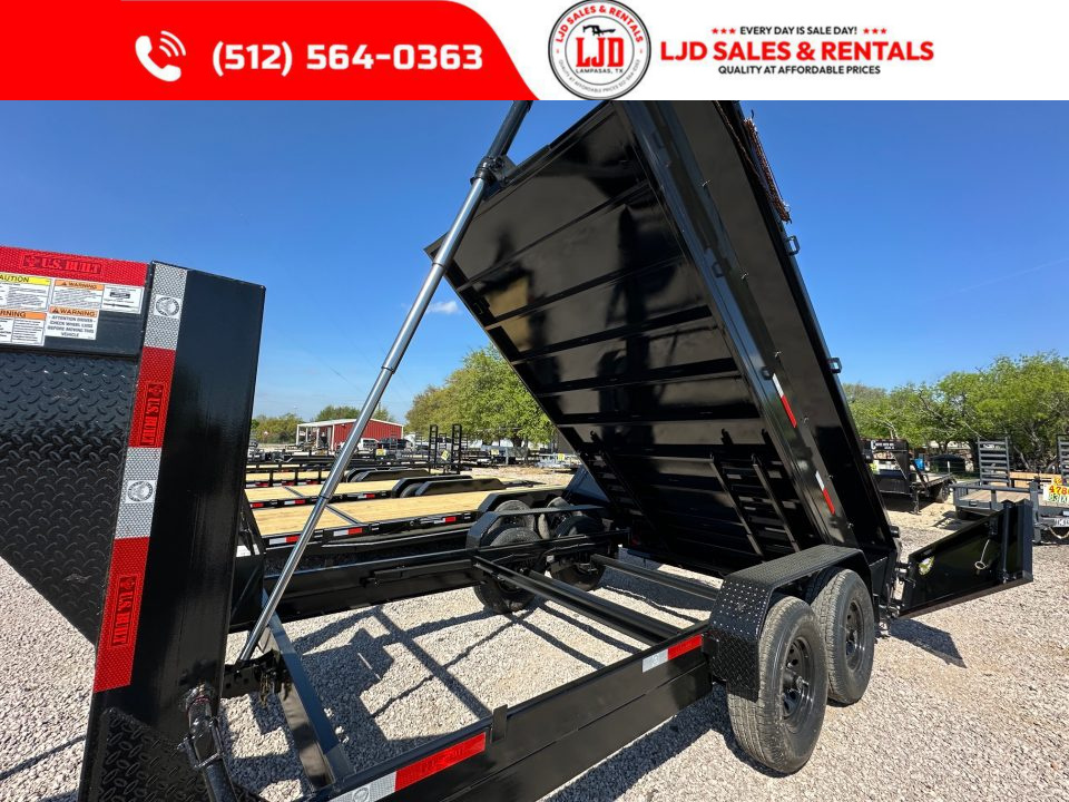New 2026 US Built - 7' x 14' x 2' - Dump Trailer - GN - TARP - RAMPS - SPREADER