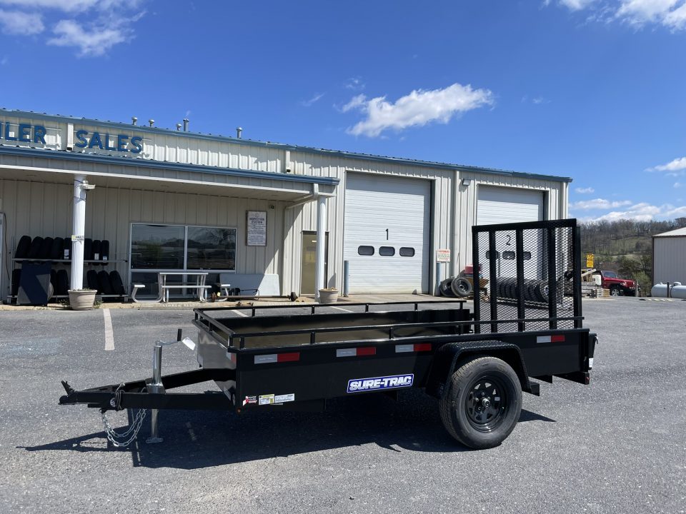 New 2026 Sure-Trac 5X10 Steel High Side Utility Trailer