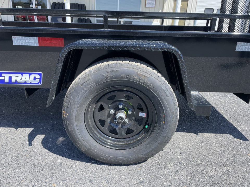 New 2026 Sure-Trac 5X10 Steel High Side Utility Trailer