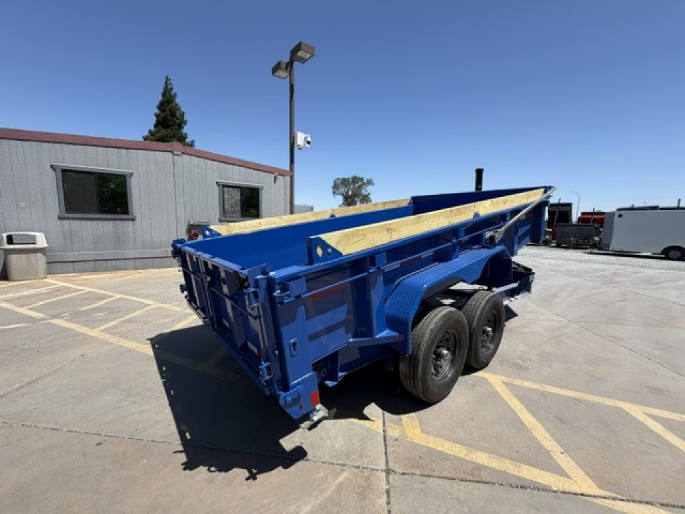 New 2026 Diamond C Trailers LPT207L14X82 7FT X 14FT 15.5K GVW Dump Trailer