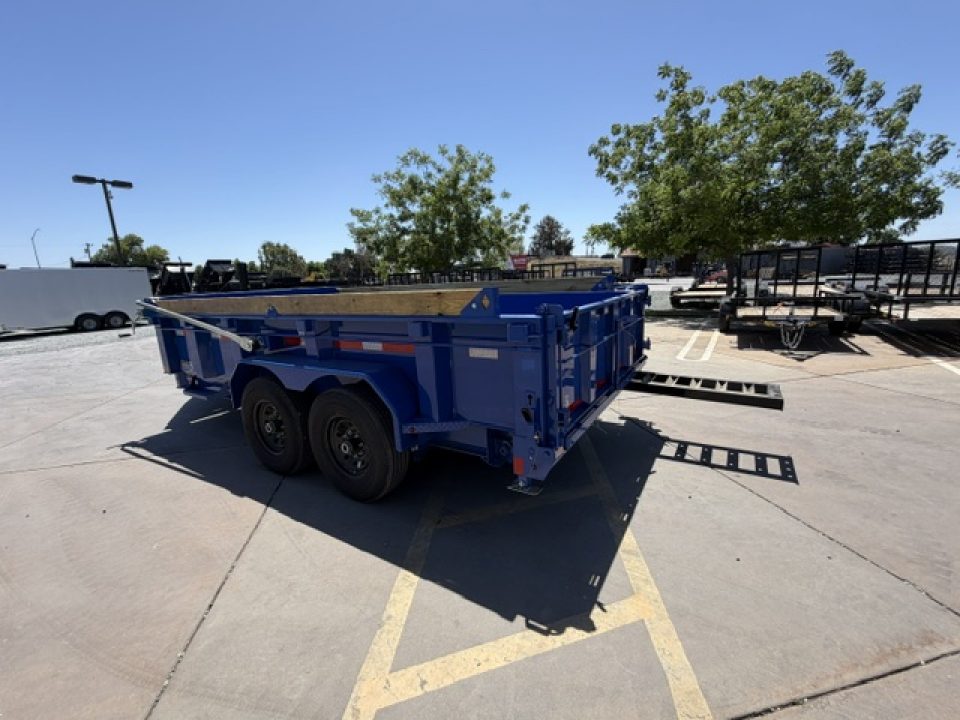 New 2026 Diamond C Trailers LPT207L14X82 7FT X 14FT 15.5K GVW Dump Trailer