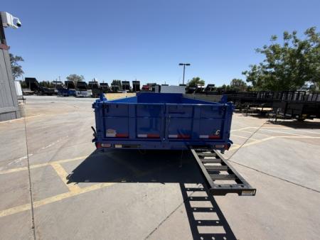 New 2026 Diamond C Trailers LPT207L14X82 7FT X 14FT 15.5K GVW Dump Trailer