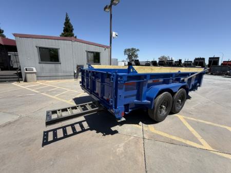 New 2026 Diamond C Trailers LPT207L14X82 7FT X 14FT 15.5K GVW Dump Trailer
