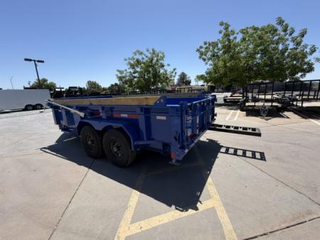 New 2026 Diamond C Trailers LPT207L14X82 7FT X 14FT 15.5K GVW Dump Trailer
