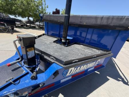 New 2026 Diamond C Trailers LPT207L14X82 7FT X 14FT 15.5K GVW Dump Trailer
