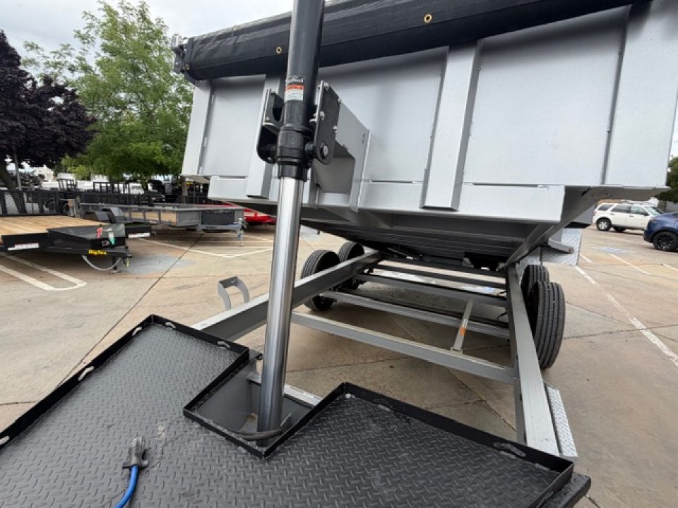 New 2026 Diamond C Trailers LPT207L14X82 7FT 14FT 15.5K GVW Dump Trailer