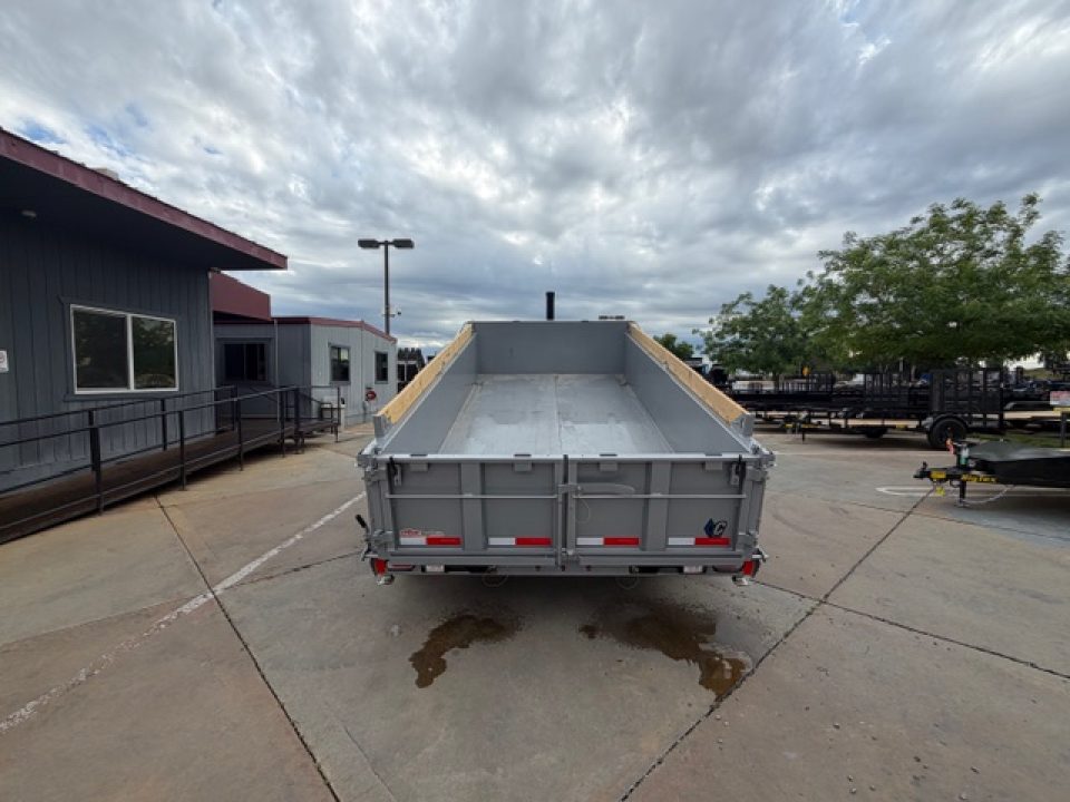 New 2026 Diamond C Trailers LPT207L14X82 7FT 14FT 15.5K GVW Dump Trailer
