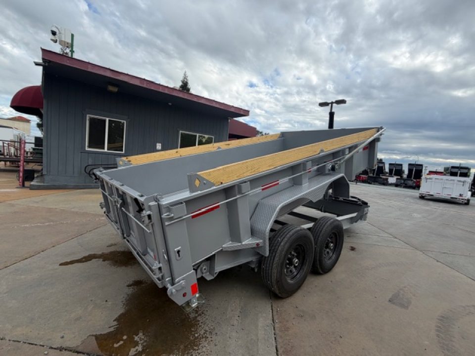 New 2026 Diamond C Trailers LPT207L14X82 7FT 14FT 15.5K GVW Dump Trailer