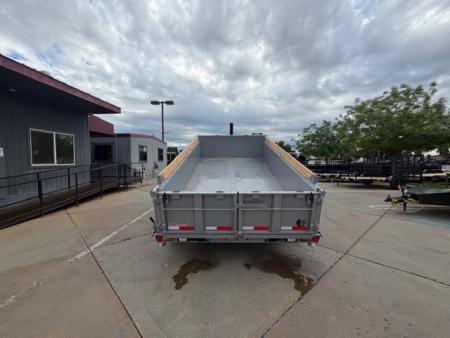 New 2026 Diamond C Trailers LPT207L14X82 7FT 14FT 15.5K GVW Dump Trailer