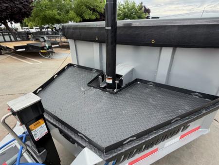 New 2026 Diamond C Trailers LPT207L14X82 7FT 14FT 15.5K GVW Dump Trailer