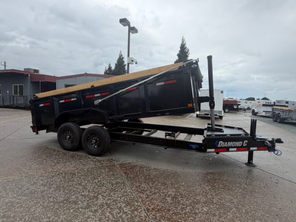 New 2026 Diamond C Trailers LPT207L16X82PS P3 7FT X 16FT 15.5K GVW Dump Trailer
