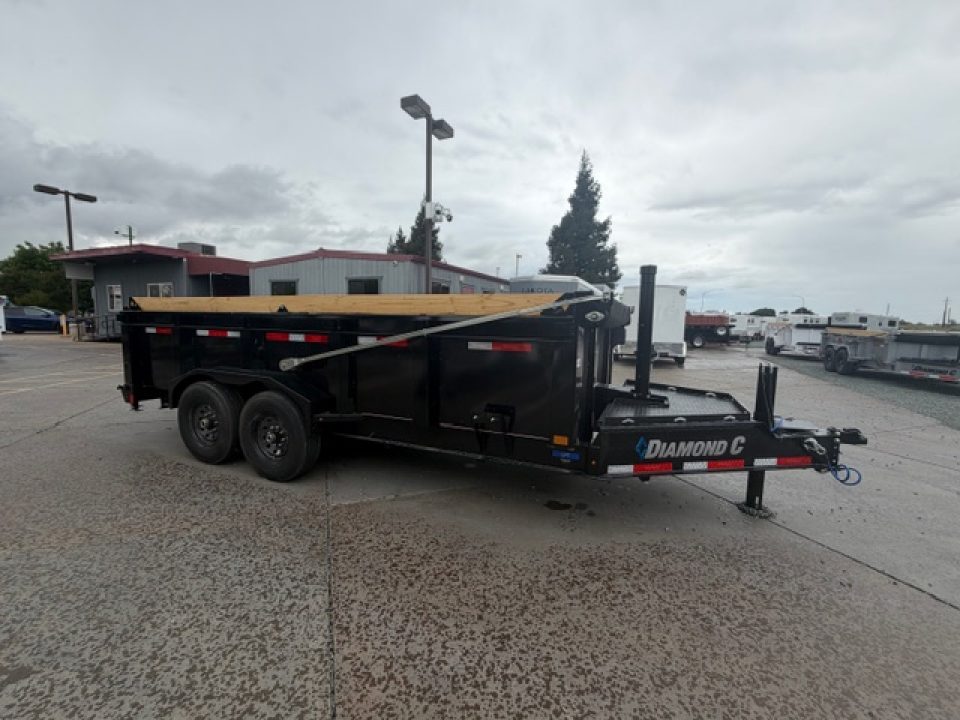 New 2026 Diamond C Trailers LPT207L16X82PS P3 7FT X 16FT 15.5K GVW Dump Trailer