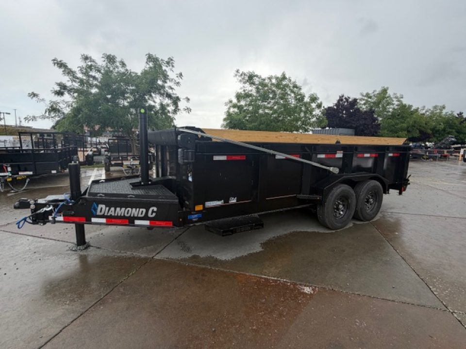 New 2026 Diamond C Trailers LPT207L16X82PS P3 7FT X 16FT 15.5K GVW Dump Trailer