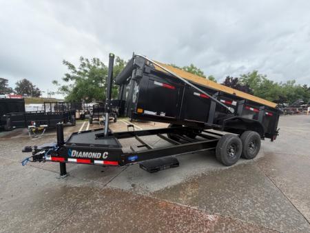 New 2026 Diamond C Trailers LPT207L16X82PS P3 7FT X 16FT 15.5K GVW Dump Trailer