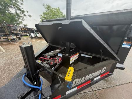 New 2026 Diamond C Trailers LPT207L16X82PS P3 7FT X 16FT 15.5K GVW Dump Trailer