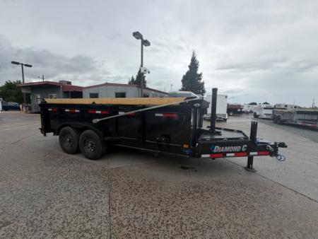 New 2026 Diamond C Trailers LPT207L16X82PS P3 7FT X 16FT 15.5K GVW Dump Trailer