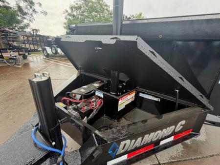 New 2026 Diamond C Trailers LPT207L16X82PS P3 7FT X 16FT 15.5K GVW Dump Trailer