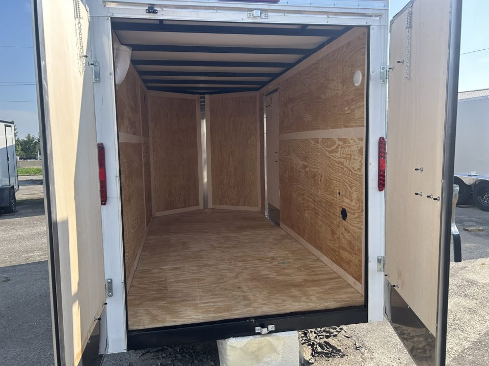 New 2026 Homesteader Trailer 6 X 12 FT INTREPID CARGO TRAILER BARN DOOR 6 FT 6 INTERIOR HT