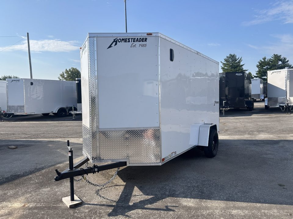 New 2026 Homesteader Trailer 6 X 12 FT INTREPID CARGO TRAILER BARN DOOR 6 FT 6 INTERIOR HT