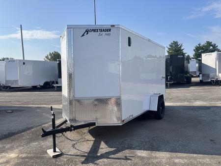 New 2026 Homesteader Trailer 6 X 12 FT INTREPID CARGO TRAILER BARN DOOR 6 FT 6 INTERIOR HT