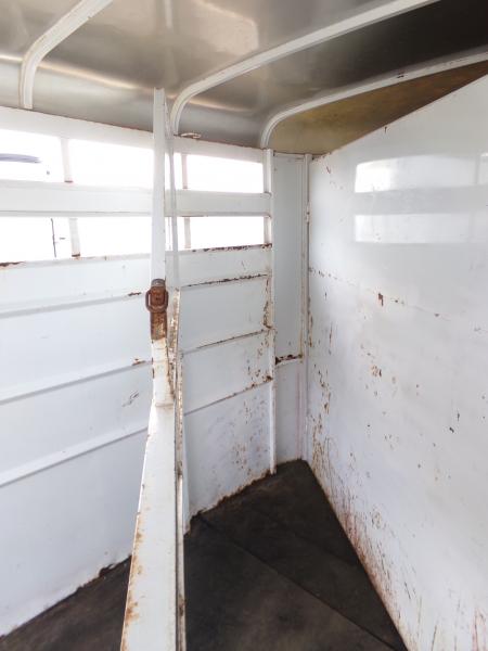 Used 2014 Snake River Maverick 2H Slant Stock Side Horse Trailer