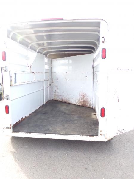 Used 2014 Snake River Maverick 2H Slant Stock Side Horse Trailer