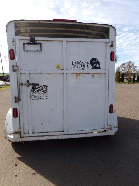 Used 2014 Snake River Maverick 2H Slant Stock Side Horse Trailer