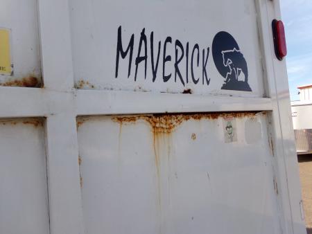 Used 2014 Snake River Maverick 2H Slant Stock Side Horse Trailer