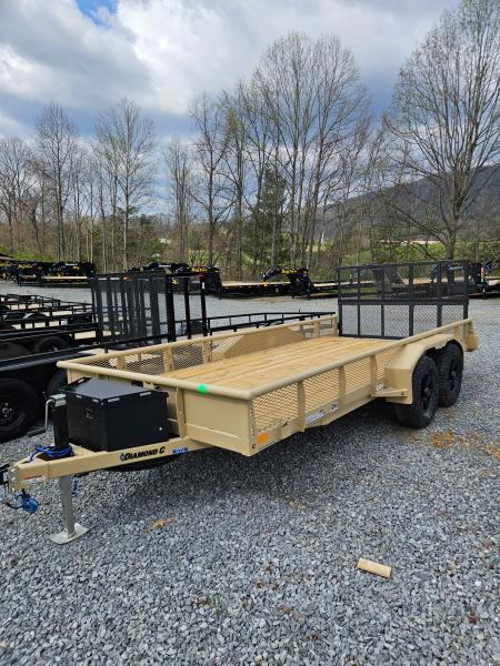 New 2026 Diamond C GTU235 Utility Trailer 16’ VENTURE PACKAGE EXPANDED METAL SIDES
