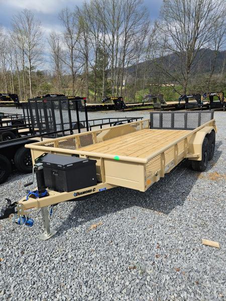 New 2026 Diamond C GTU235 Utility Trailer 16’ VENTURE PACKAGE EXPANDED METAL SIDES