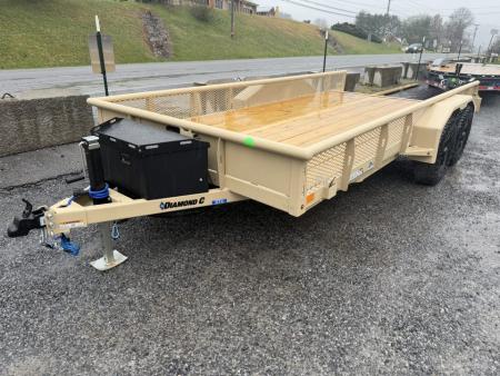 New 2026 Diamond C GTU235 Utility Trailer 16’ VENTURE PACKAGE EXPANDED METAL SIDES
