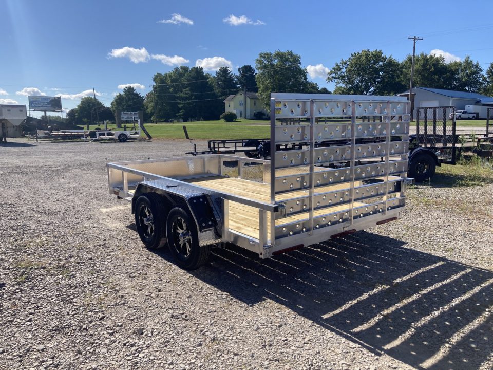 New 2026 QSA 80"x12' Aluminum UTV Trailer