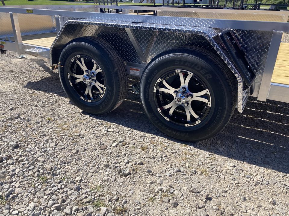 New 2026 QSA 80"x12' Aluminum UTV Trailer