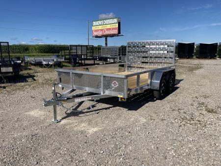 New 2026 QSA 80"x12' Aluminum UTV Trailer