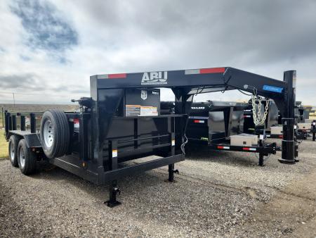 New 2027 ABU 16' GN DUMP, 8K AXLE Dump Trailer
