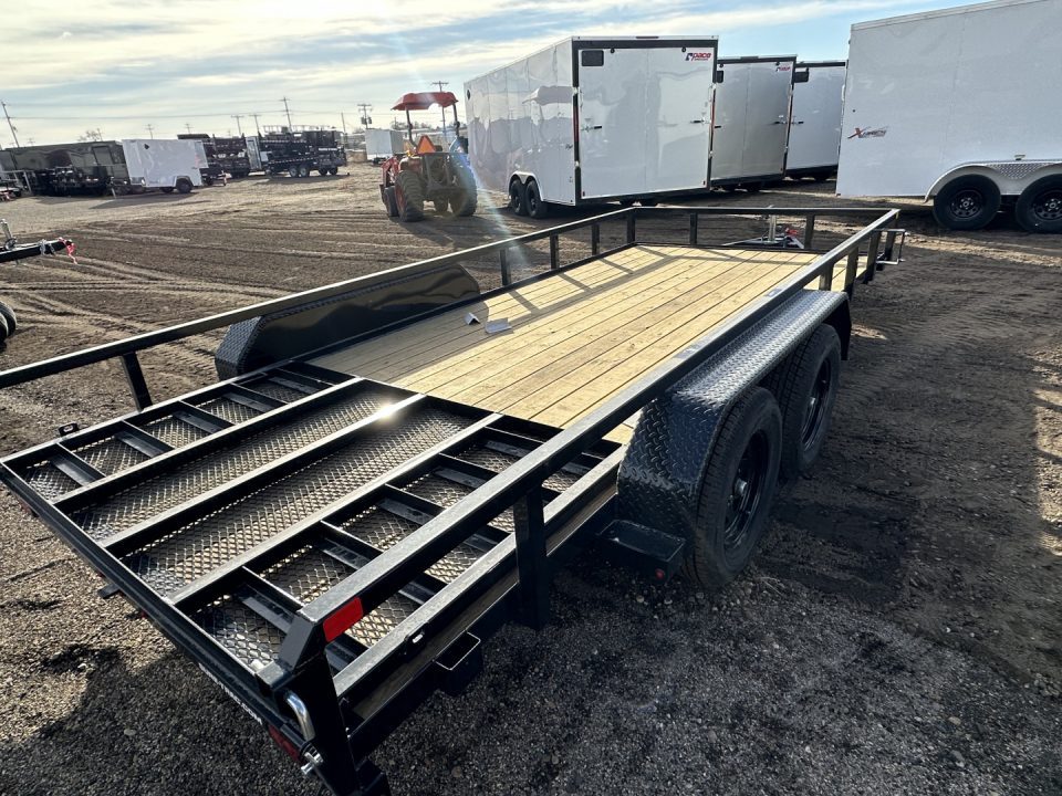 New 2026 Sure-Trac 7X16 10K Tube Top Utility Trailer