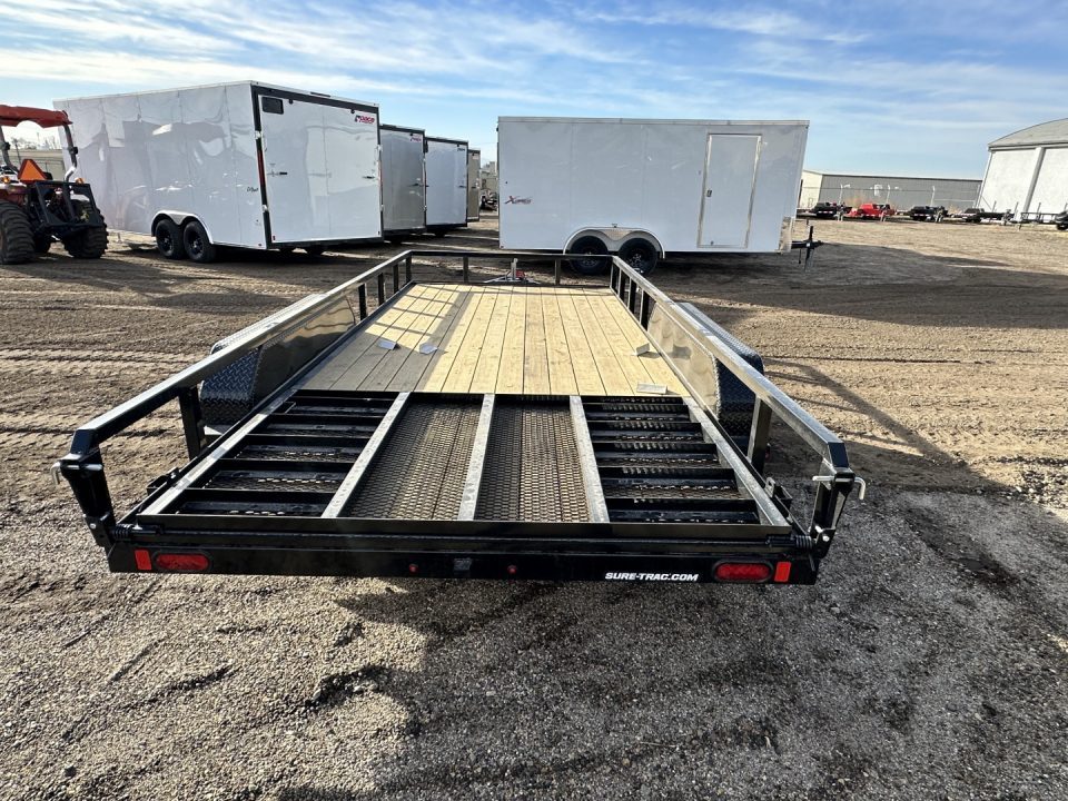 New 2026 Sure-Trac 7X16 10K Tube Top Utility Trailer