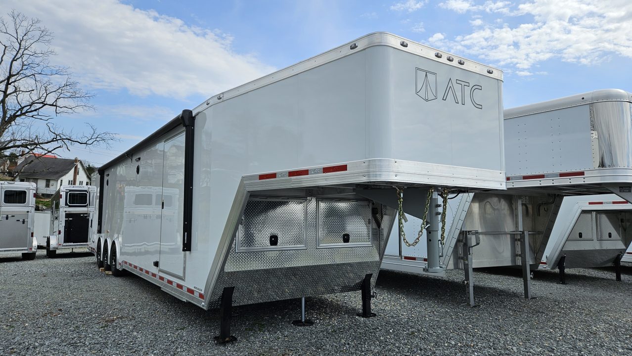New 2026 ATC ROM750 GOOSENECK 8.5X44 TRIPLE Car / Racing Trailer