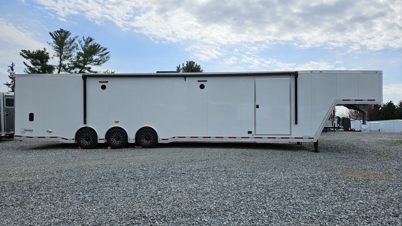 New 2026 ATC ROM750 GOOSENECK 8.5X44 TRIPLE Car / Racing Trailer