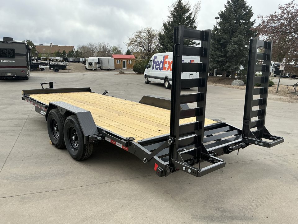 New 2026 Liberty Industries 7X18+2C6 14k Flatbed Trailer