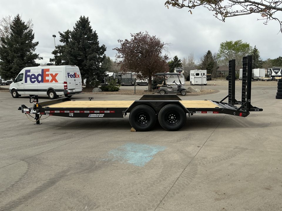 New 2026 Liberty Industries 7X18+2C6 14k Flatbed Trailer