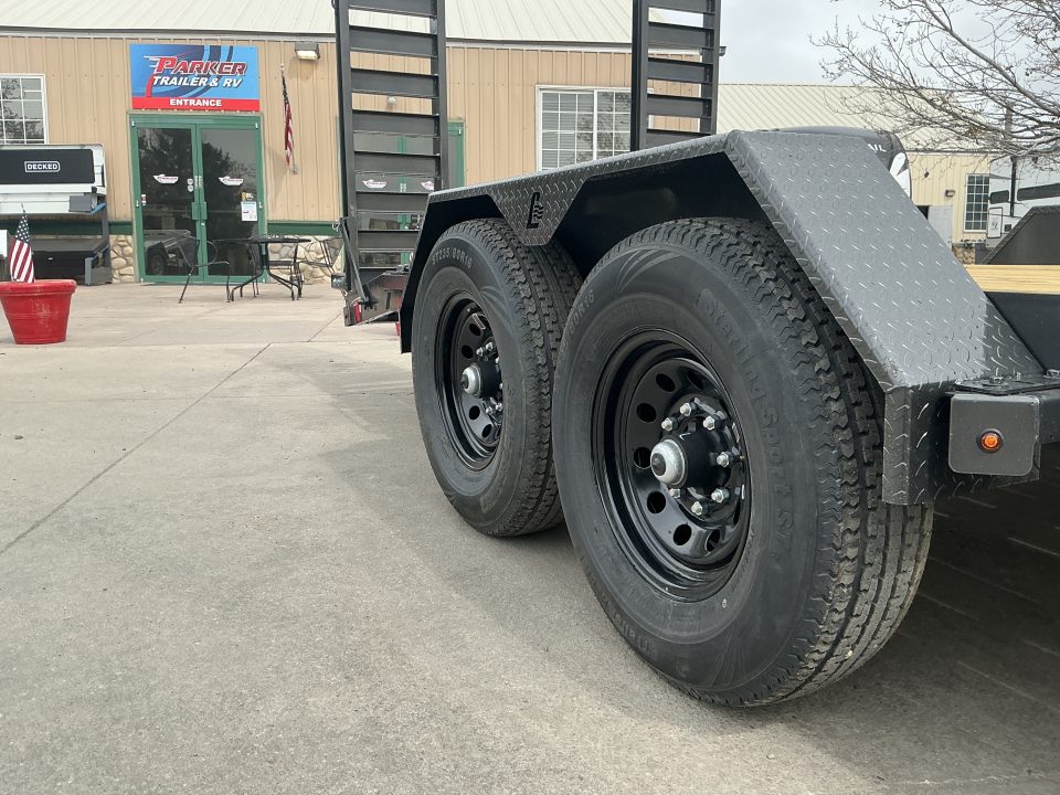 New 2026 Liberty Industries 7X18+2C6 14k Flatbed Trailer