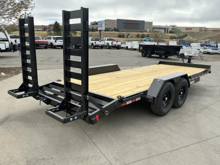 New 2026 Liberty Industries 7X18+2C6 14k Flatbed Trailer
