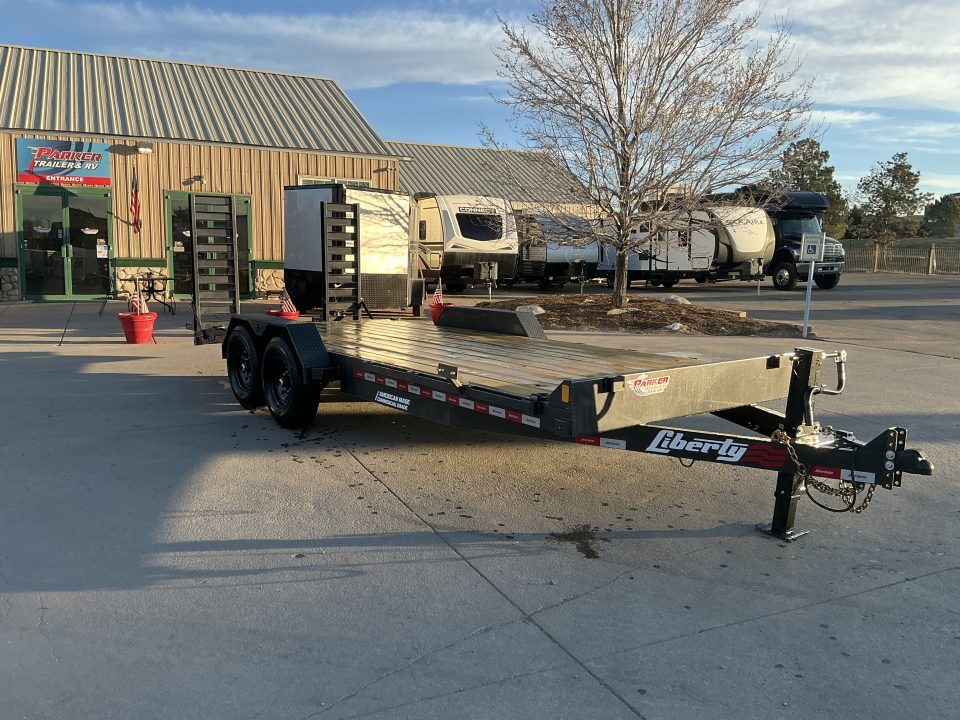 New 2026 Liberty Industries 7X22 14k Flatbed Trailer