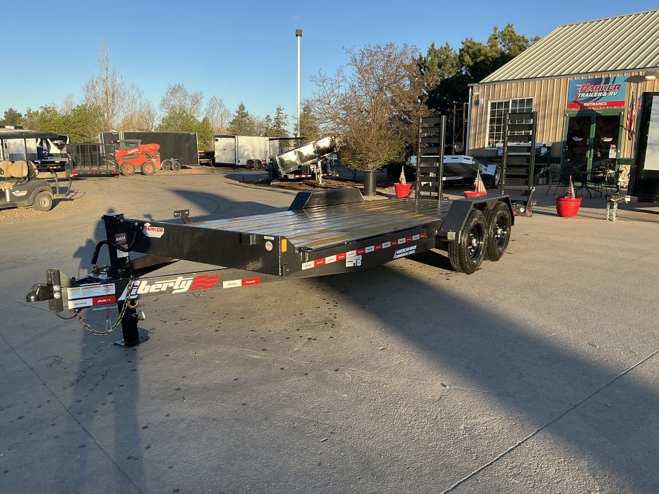 New 2026 Liberty Industries 7X22 14k Flatbed Trailer