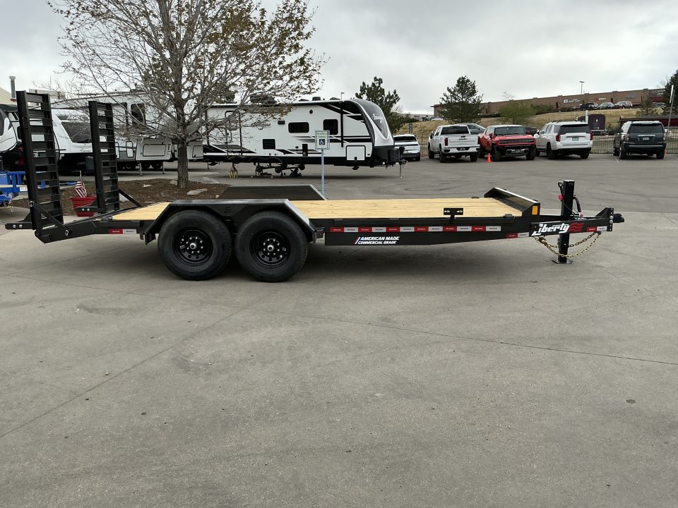 New 2026 Liberty Industries 7X16+2C6 14K Flatbed Trailer