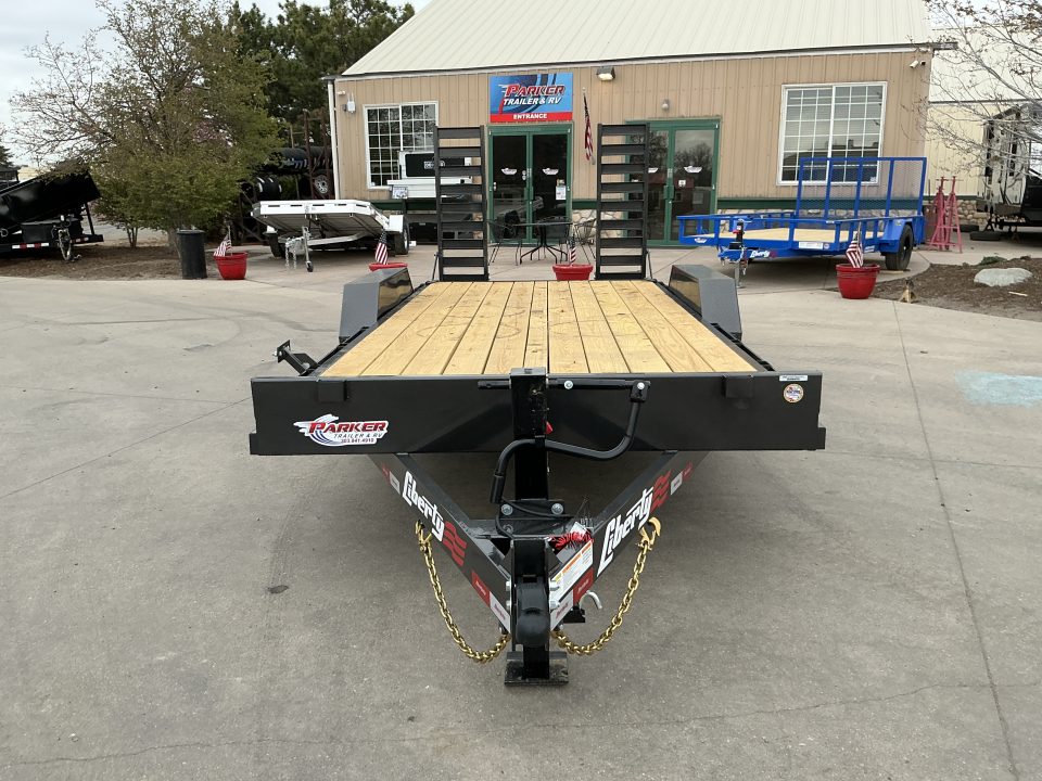 New 2026 Liberty Industries 7X16+2C6 14K Flatbed Trailer
