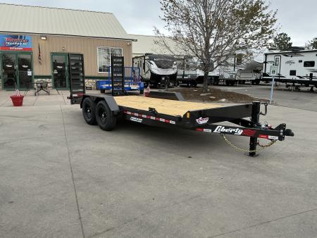 New 2026 Liberty Industries 7X16+2C6 14K Flatbed Trailer