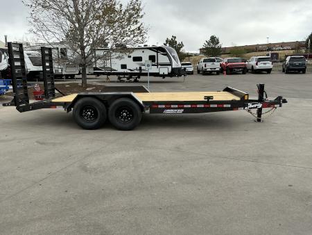 New 2026 Liberty Industries 7X16+2C6 14K Flatbed Trailer