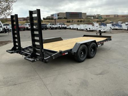 New 2026 Liberty Industries 7X16+2C6 14K Flatbed Trailer